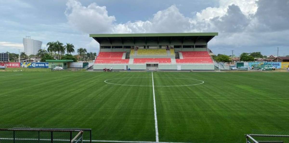 Un diseño bastante peculiar: El estadio de Surinam donde Olimpia jugará ante el Inter por Liga Concacaf