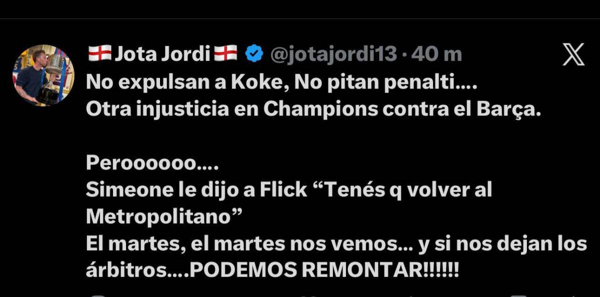 Jota Jordi explota y diarios de España apuntan al VAR: así reacciona la prensa al polémico penal en el Barcelona-Atlético