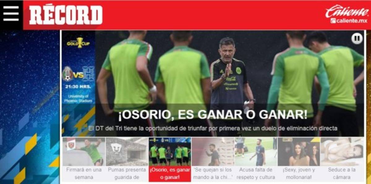 Lo que dice la prensa de México sobre juego ante Honduras: 'Matar o morir'