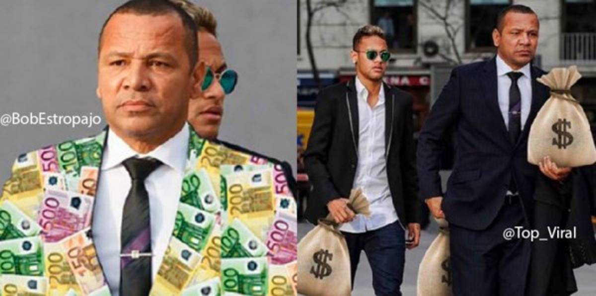 Neymar y su padre, atacados con duros memes tras su decisión de no seguir en Barcelona