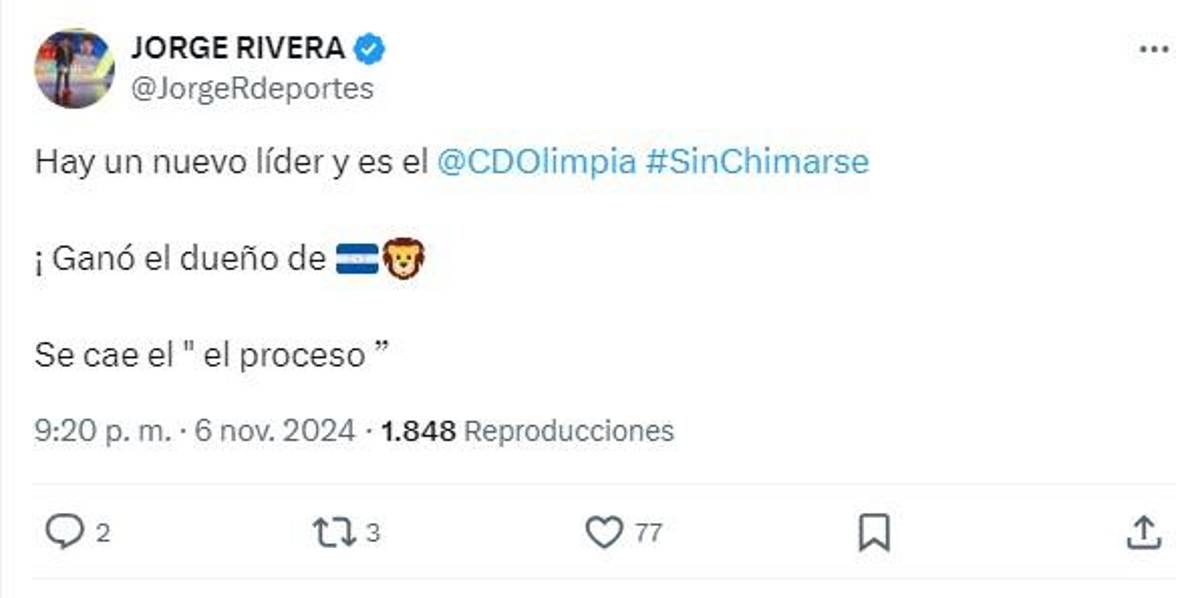 Así reaccionó la prensa hondureña al liderato de Olimpia y caída de Real España: el posteo de ESPN y del propio club albo