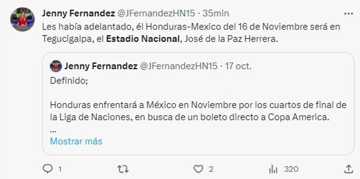 Lo que dicen los periodistas de Honduras sobre la decisión de jugar ante México en el estadio Nacional: “Es la mejor cancha y punto”