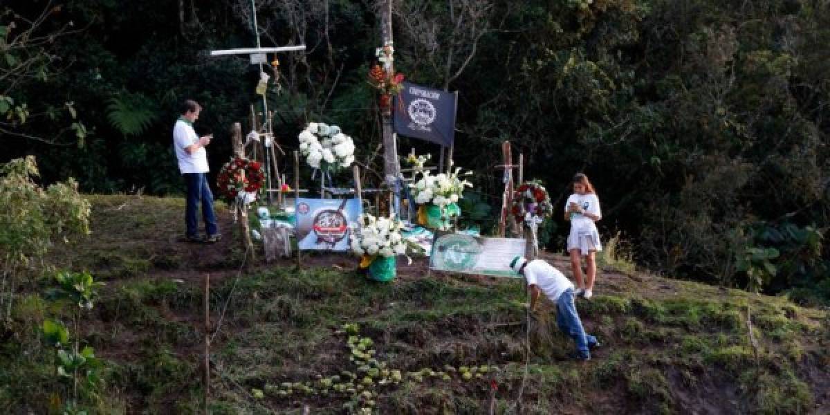 Así luce el cerro donde se estrelló el avión el Chapecoense hace un año