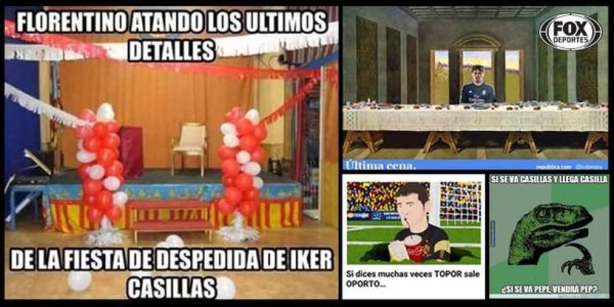 Los crueles memes que hacen sobre salida de Iker Casillas del Real Madrid