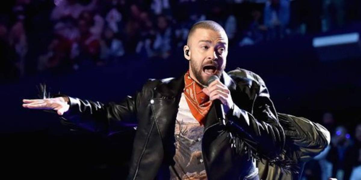 Las mejores imágenes del show de Justin Timberlake en el medio tiempo del Super Bowl
