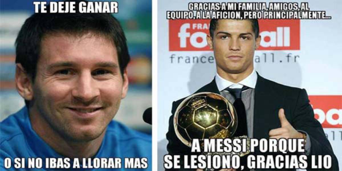 Los memes de la Gala del Balón de Oro.