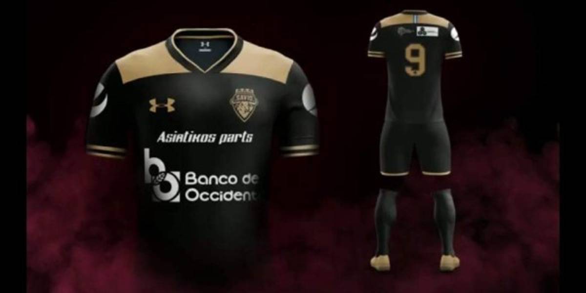 ¡Bellezas! Así son las nuevas camisas del Deportes Savio de Santa Rosa de Copán