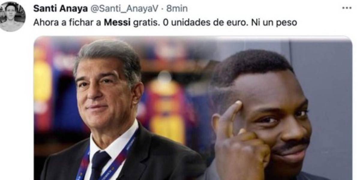 No perdonan: Los memes hacen pedazos a Barcelona y Laporta luego de que Messi quedara sin contrato