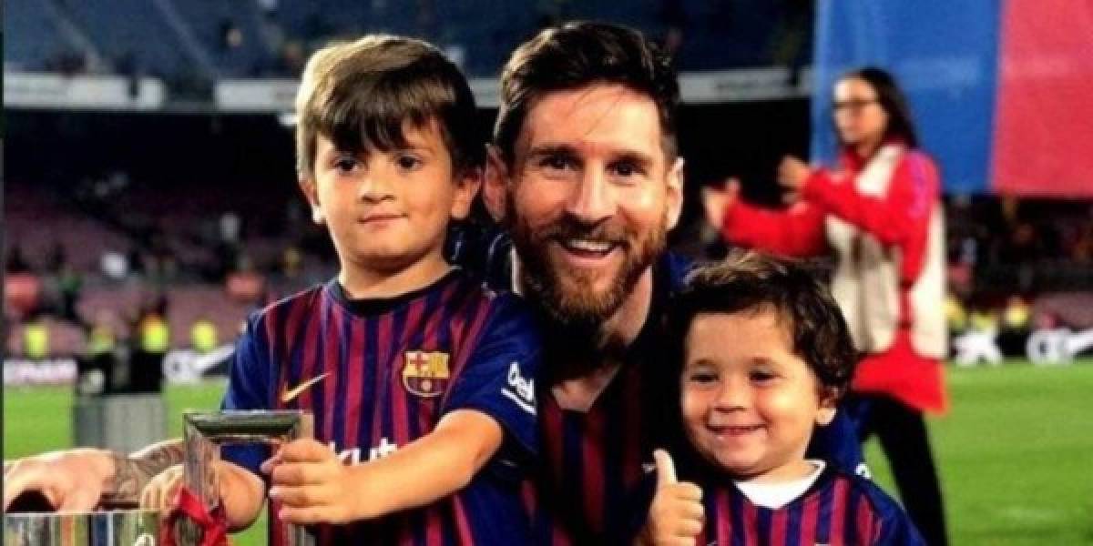 Neymar, Mbappé y hasta Cristiano Ronaldo: Los impensados ídolos de los hijos de Lionel Messi