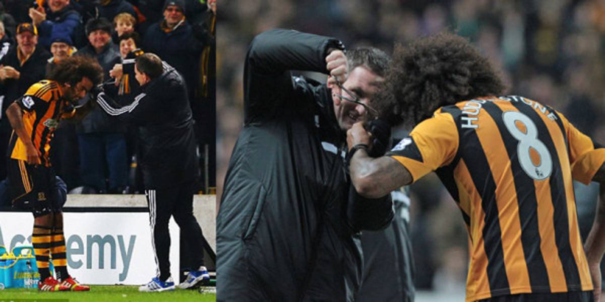 VIDEO: Huddlestone marcó y cortó su cabello como promesa en campaña contra cáncer