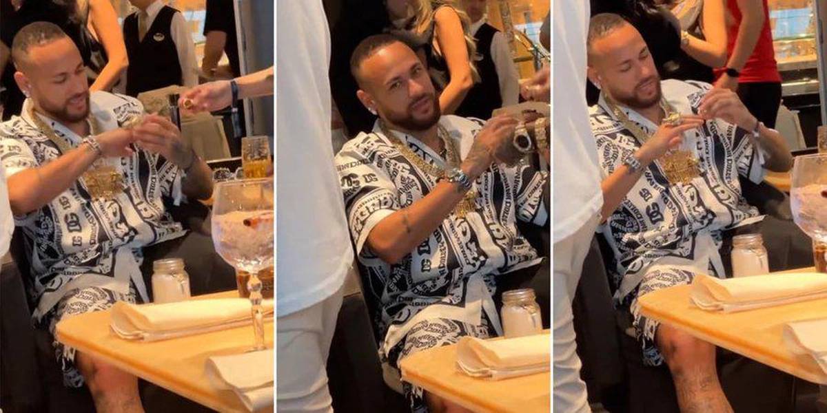 La fiesta de Neymar en su crucero por tres días: descontrol, hermosas mujeres y sorprendido con este regalo