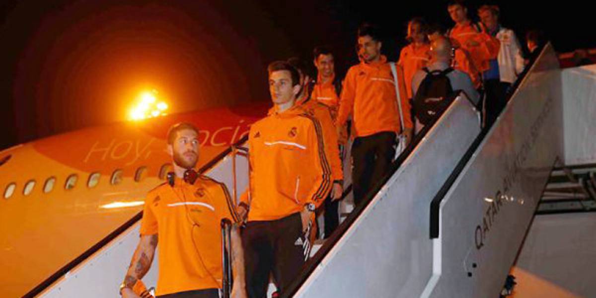 Real Madrid llega a Qatar para juego amistoso ante PSG