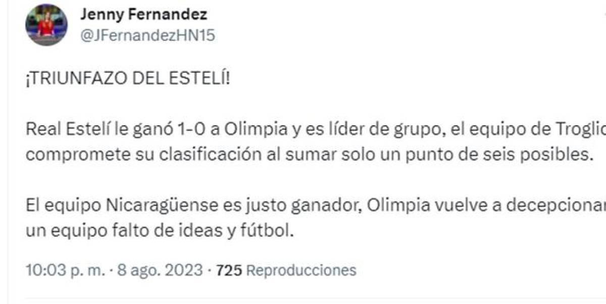 “Se esfuma el Real Madrid de Centroamérica”, “papelón” y “bochorno”: la reacción de la prensa a la derrota de Olimpia ante Estelí