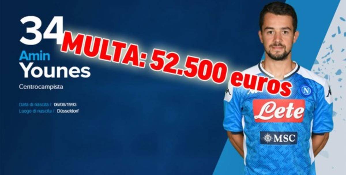 Se filtran las multas a los jugadores del Napoli y Chucky Lozano entre los más afectados