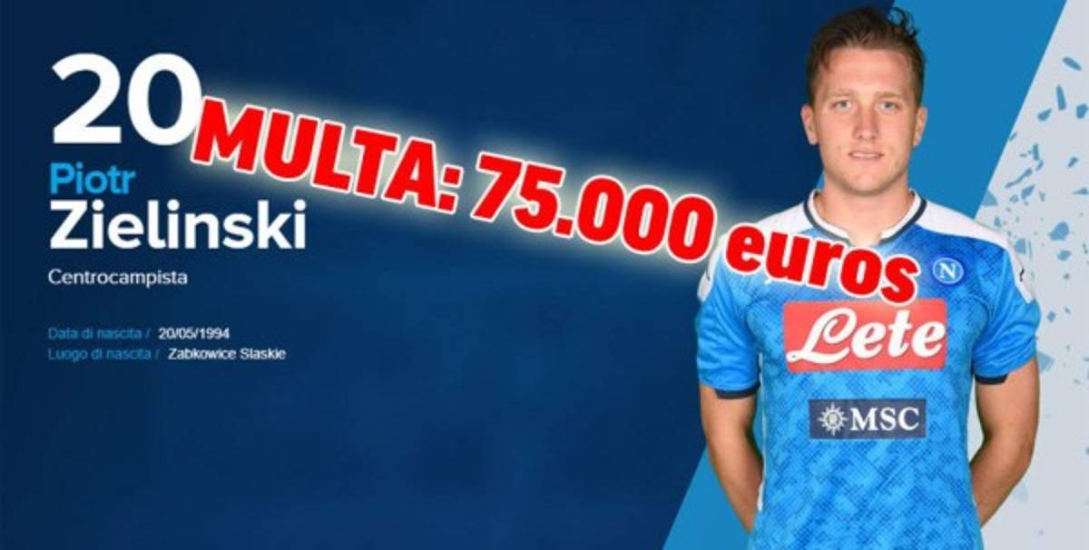 Se filtran las multas a los jugadores del Napoli y Chucky Lozano entre los más afectados