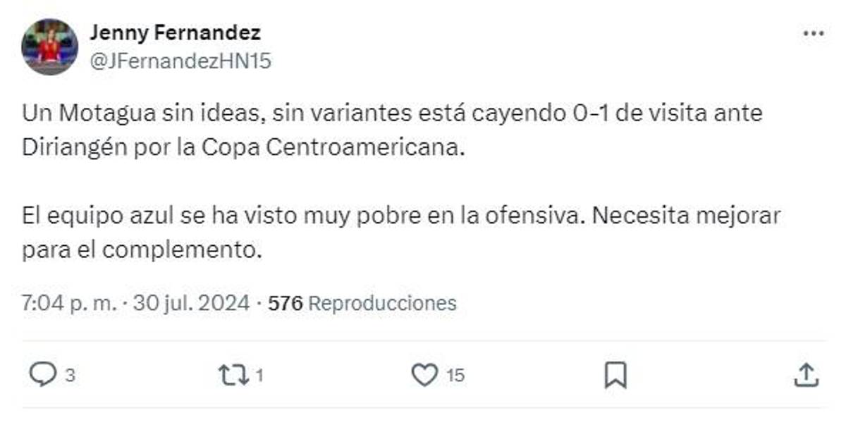 Lo que dice la prensa hondureña sobre la derrota de Motagua ante Diriangén en la Copa Centroamericana de Concacaf