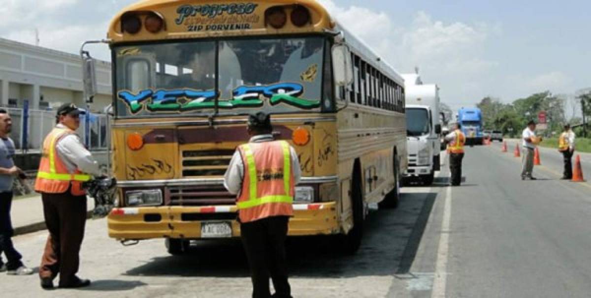 Las primeras rutas de buses interurbanos que volverán a trabajar en Honduras