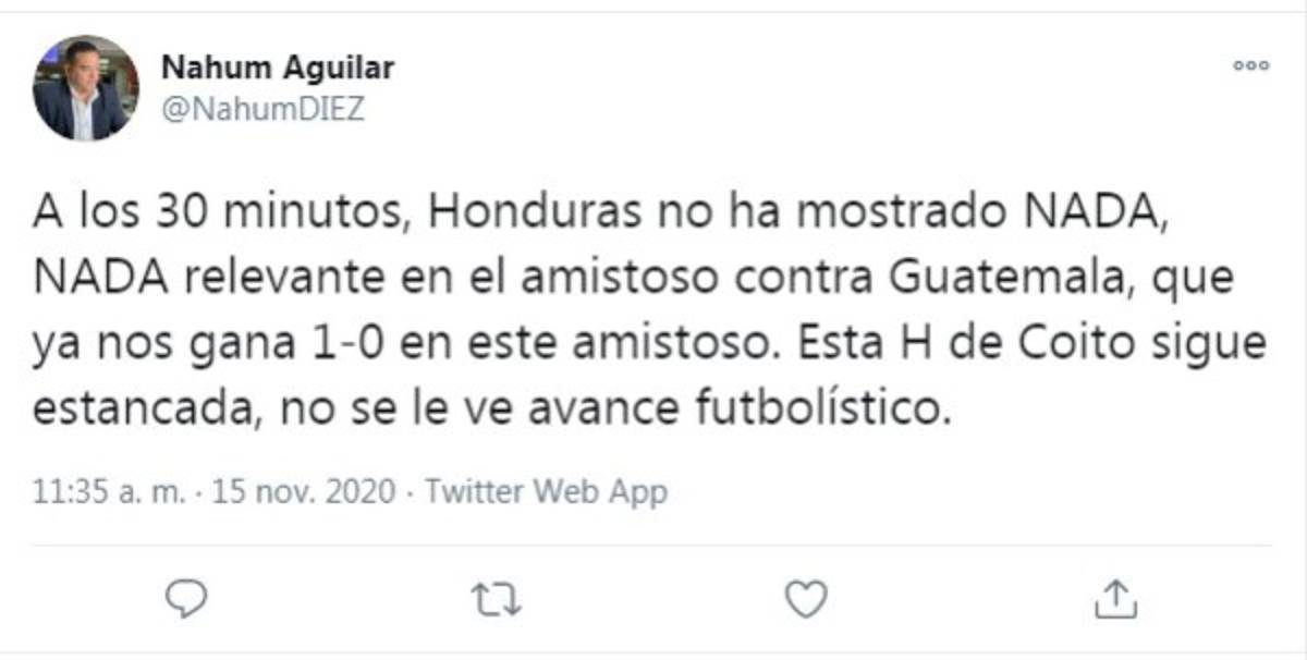 Las críticas hacia Fabián Coito tras perder ante Guatemala: 'Ridículo lo de la Selección”