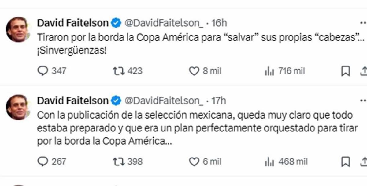 David Faitelson se pelea con compañera de TUDN por culpa de la selección de México: “Son una porquería y una basura”