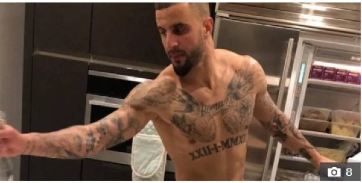 Lo delataron: La fiesta de escándalo de Kyle Walker con dos mujeres en plena cuarentena