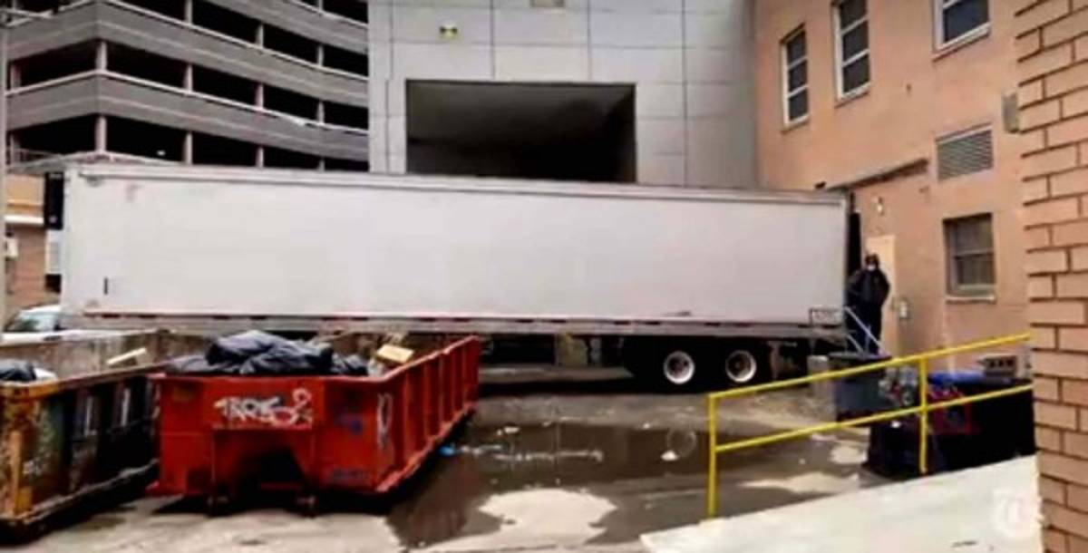 Muertos puestos en remolques: El drama que vive New York por la pandemia del coronavirus