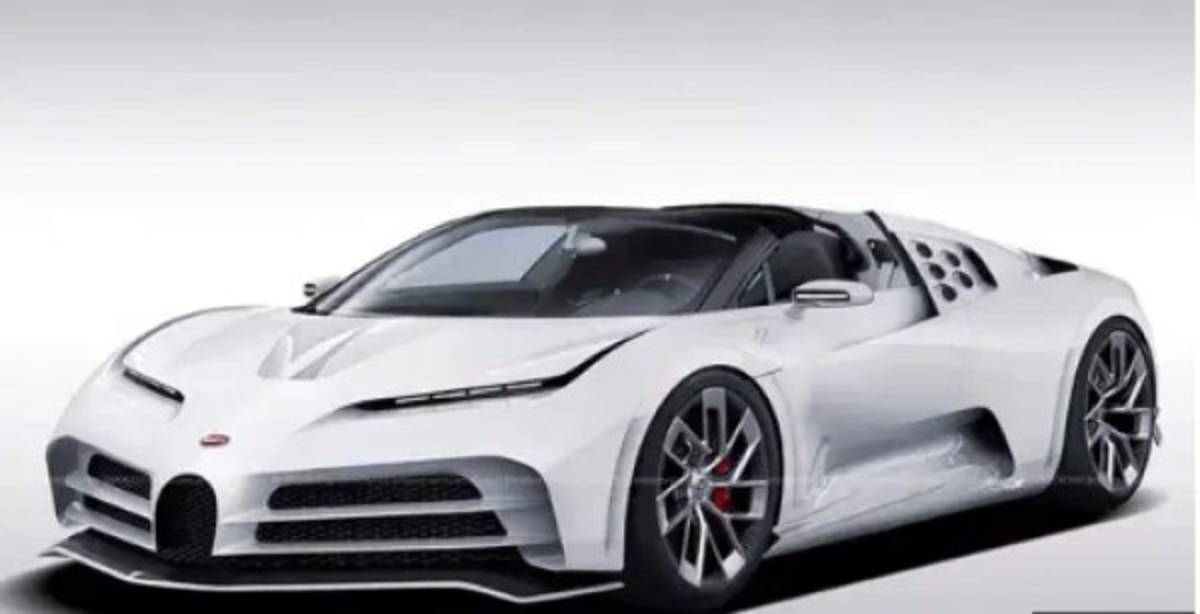 Cristiano Ronaldo muestra su nuevo juguete: Un Bugatti Chiron que lleva sus iniciales   