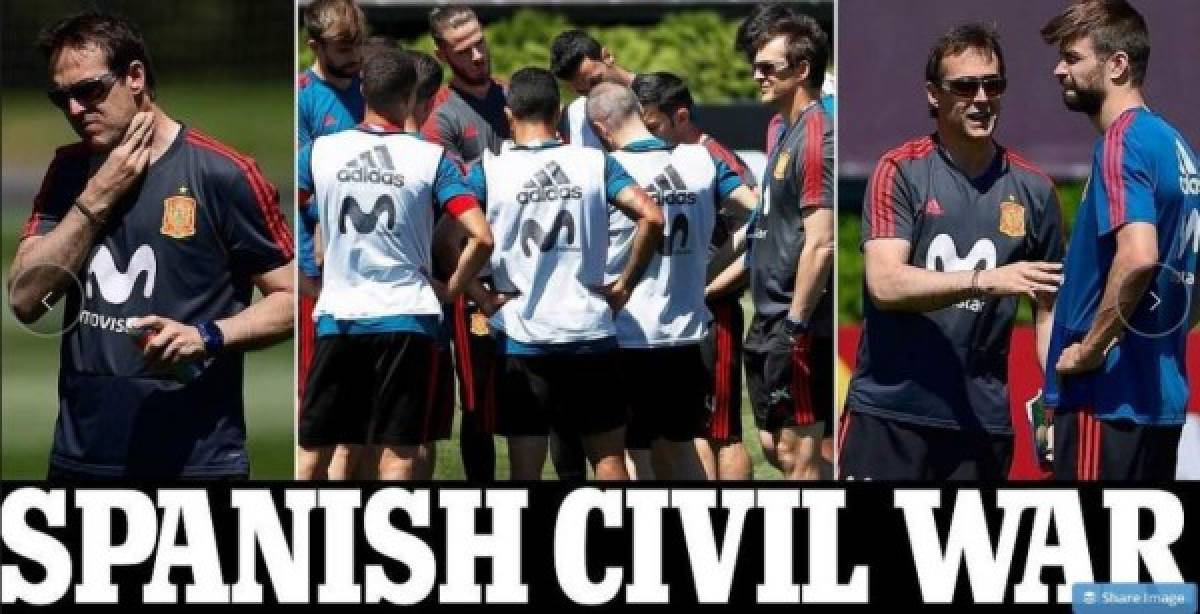 'Guerra Civil' y 'alta traición', titulares de la prensa mundial tras despido de Lopetegui