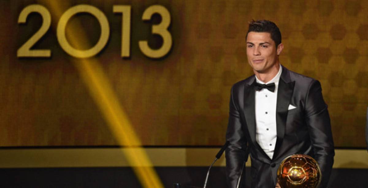 Cristiano expresó su felicidad al ganar el Balón de Oro 2013