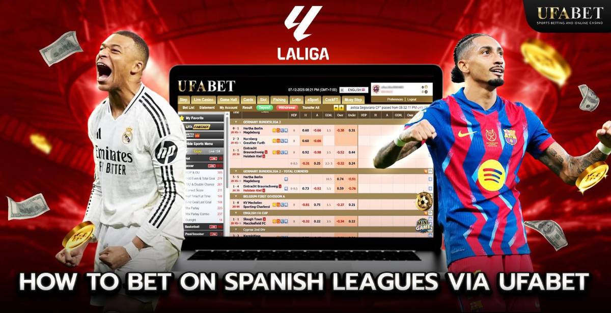 ¿Cómo apostar en las ligas españolas a través de Ufabet?