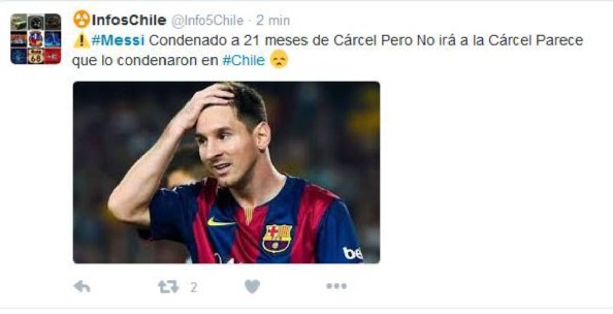 Fotos: Las crueles burlas sobre la condena a prisión de Leo Messi