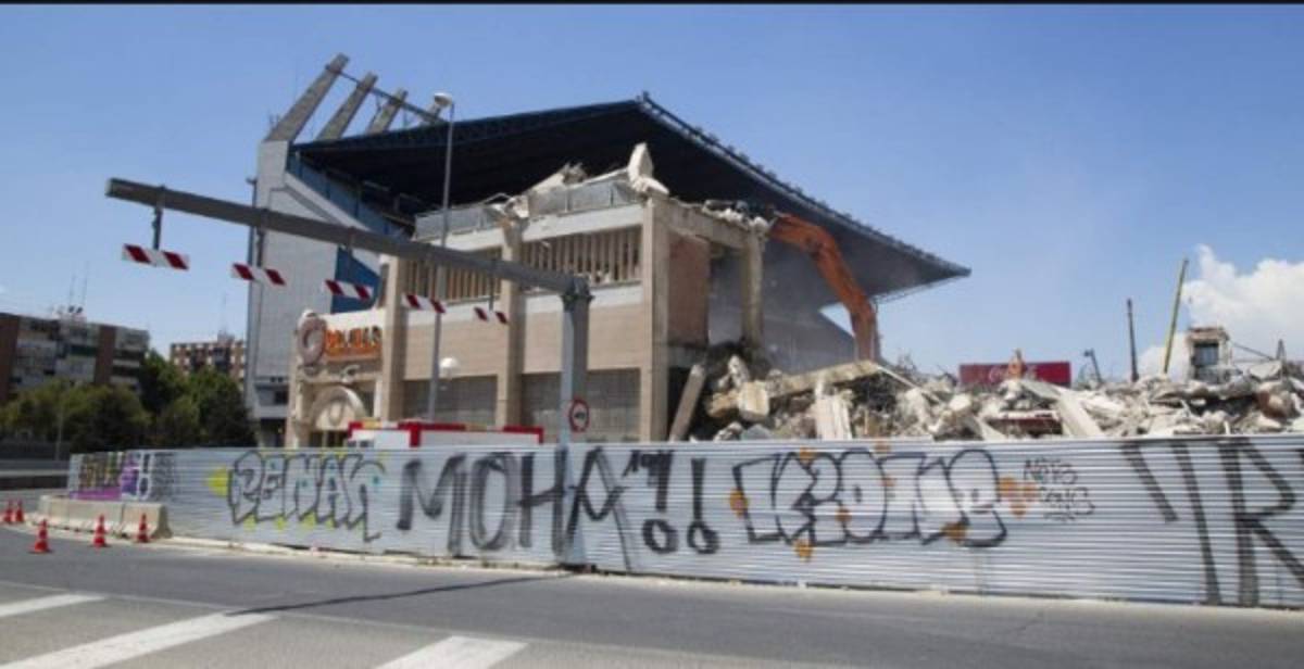 Así desaparece: Las nuevas imágenes de la demolición del estadio Vicente Calderón