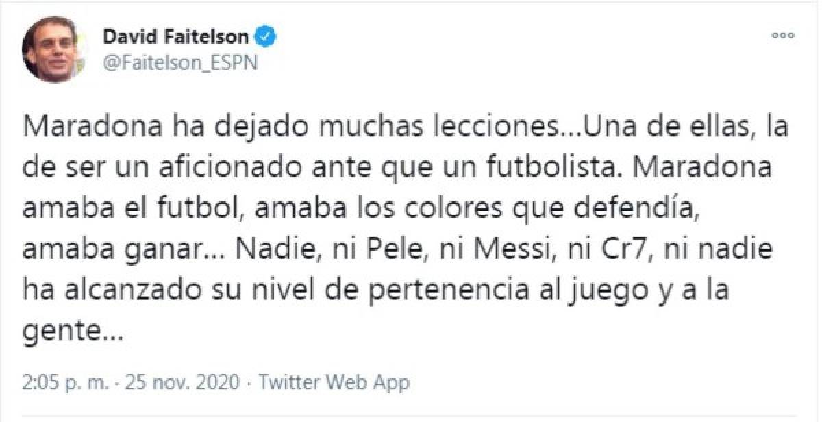 El día que Maradona se nos fue: Los mensajes más conmovedores que se dieron en las redes sociales