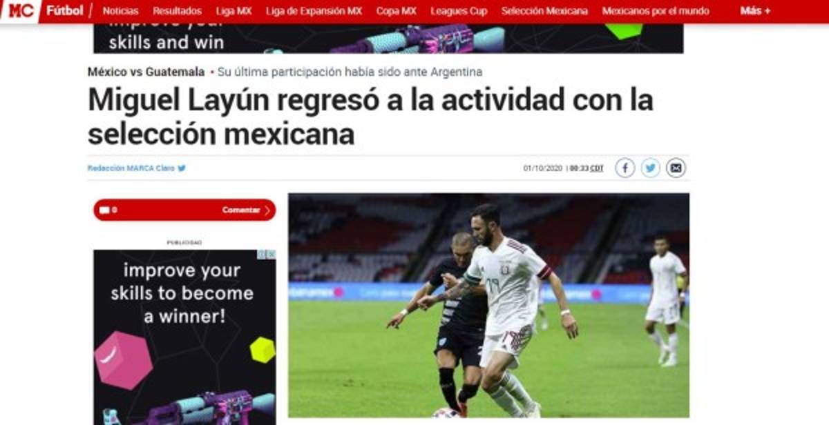 Amistoso insípido y la respuesta de Martino: La prensa de México tras la goleada a Guatemala