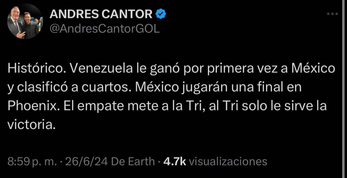 Faitelson y la prensa reacciona a la derrota de México ante Venezuela en la Copa América: “Somos una porquería”