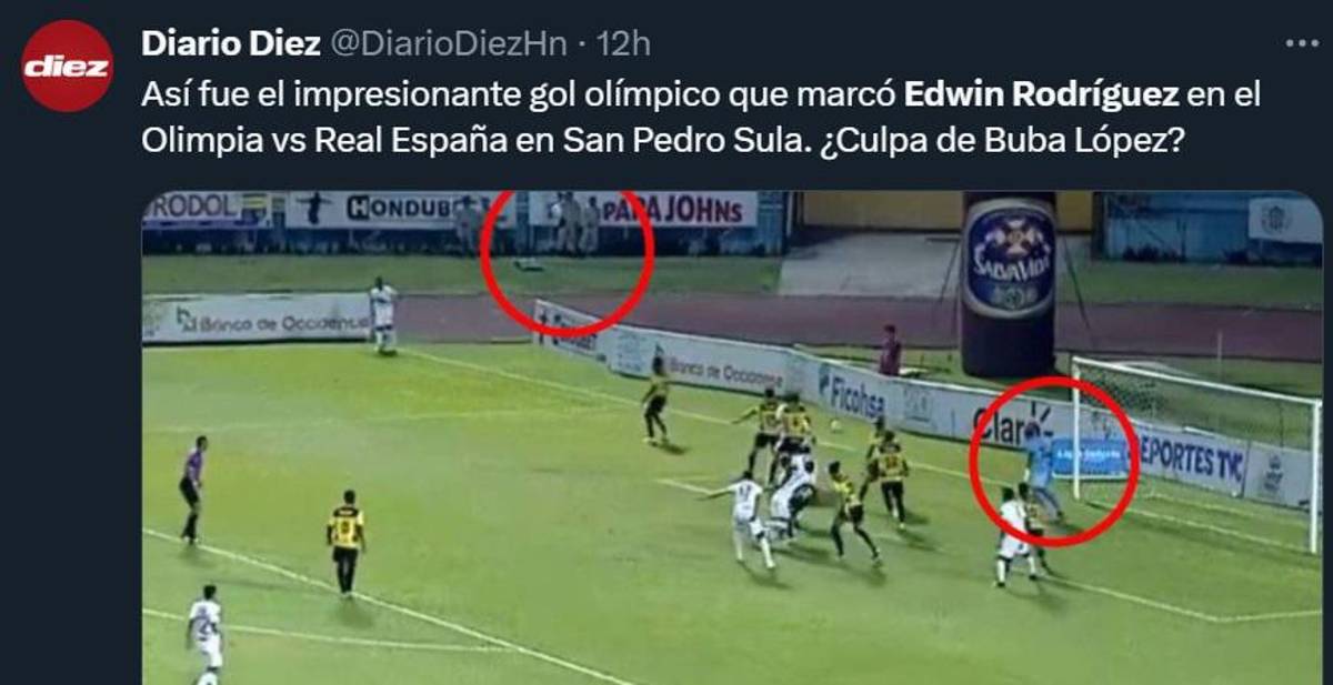 “Descomunal”, “Memorable”: Prensa de Honduras e internacional se rinde ante golazo olímpico de Edwin Rodríguez