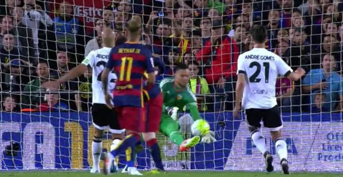 Las acciones más destacadas de la derrota parcial del Barcelona ante el Valencia