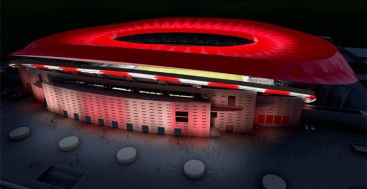 Así será el espectacular nuevo estadio del Atlético de Madrid en 2017