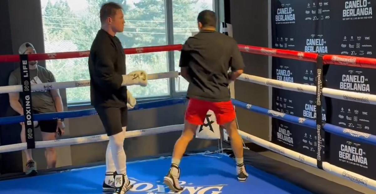 ¡Combate de lujo! El boxeador mexicano Canelo Álvarez se sube al ring con Teófimo López