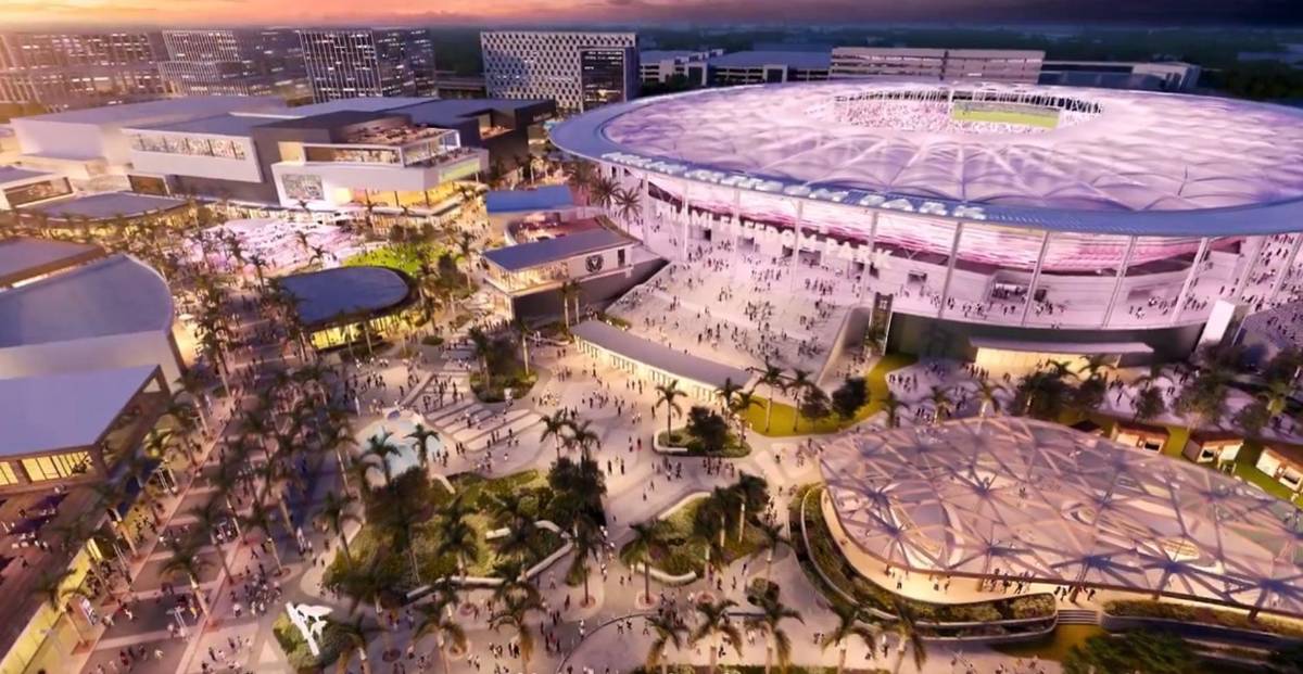 La nueva casa de Messi: El Inter de Miami presentó su majestuoso estadio de última generación