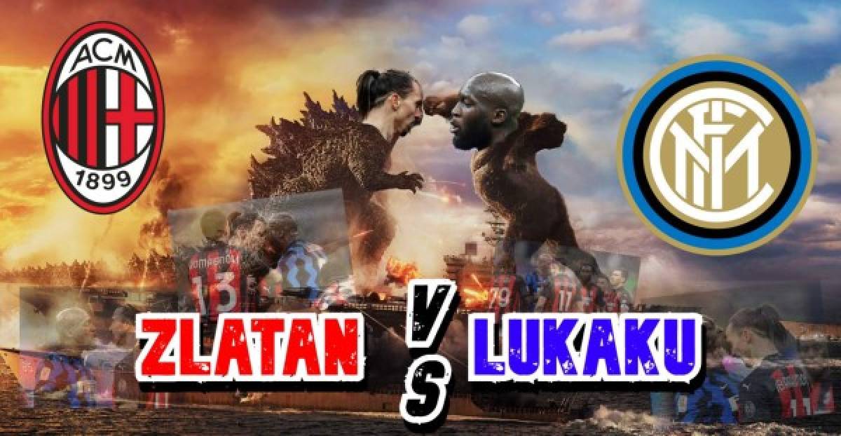 Crueles: Los memes que dejó el feroz cruce entre Zlatan Ibrahimovic y Lukaku en el derbi