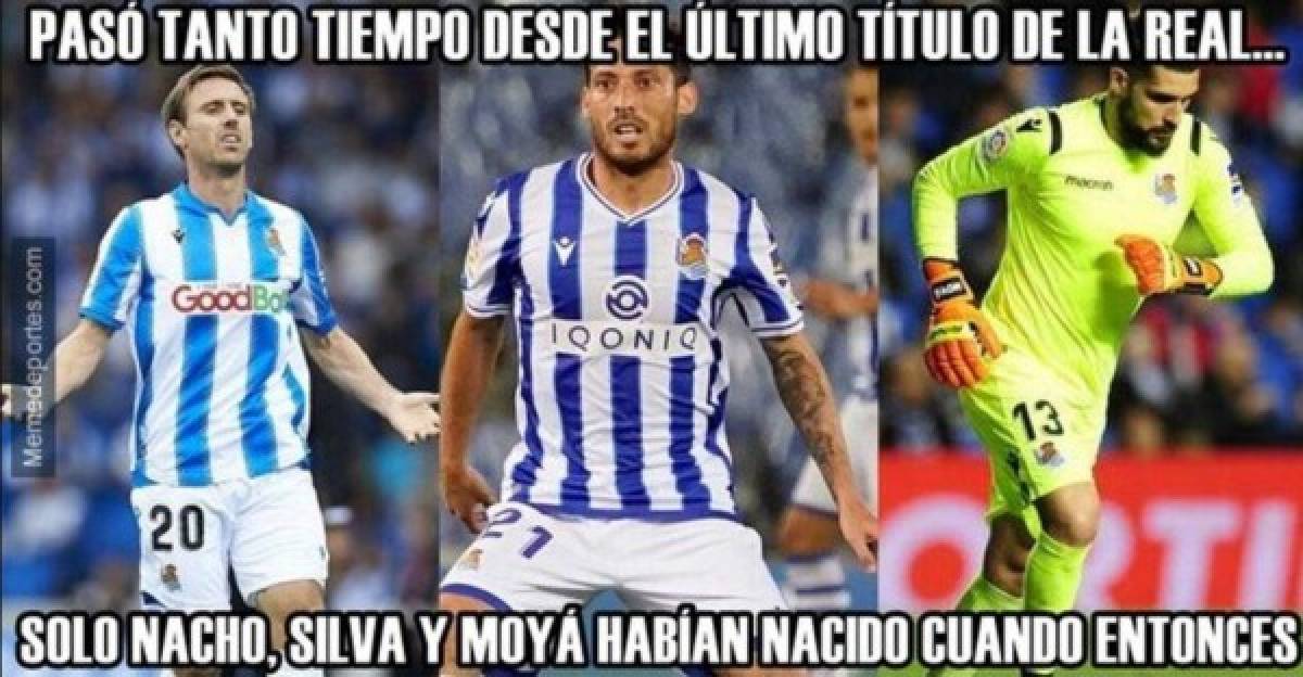 Real Sociedad ganó la Copa del Rey y se desataron las burlas con los memes tras años sin títulos