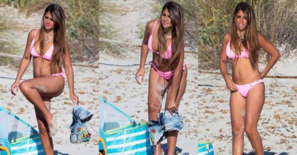 ¡PICANTE! Los descuidos más sonados de Antonella Roccuzzo, la mujer de Messi