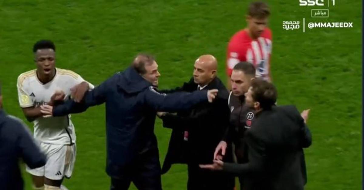 No se vio en TV: Bronca entre Vinicius y el “Cholo”, tristeza de Bellingham y el extraño festejo de Morata ante Real Madrid