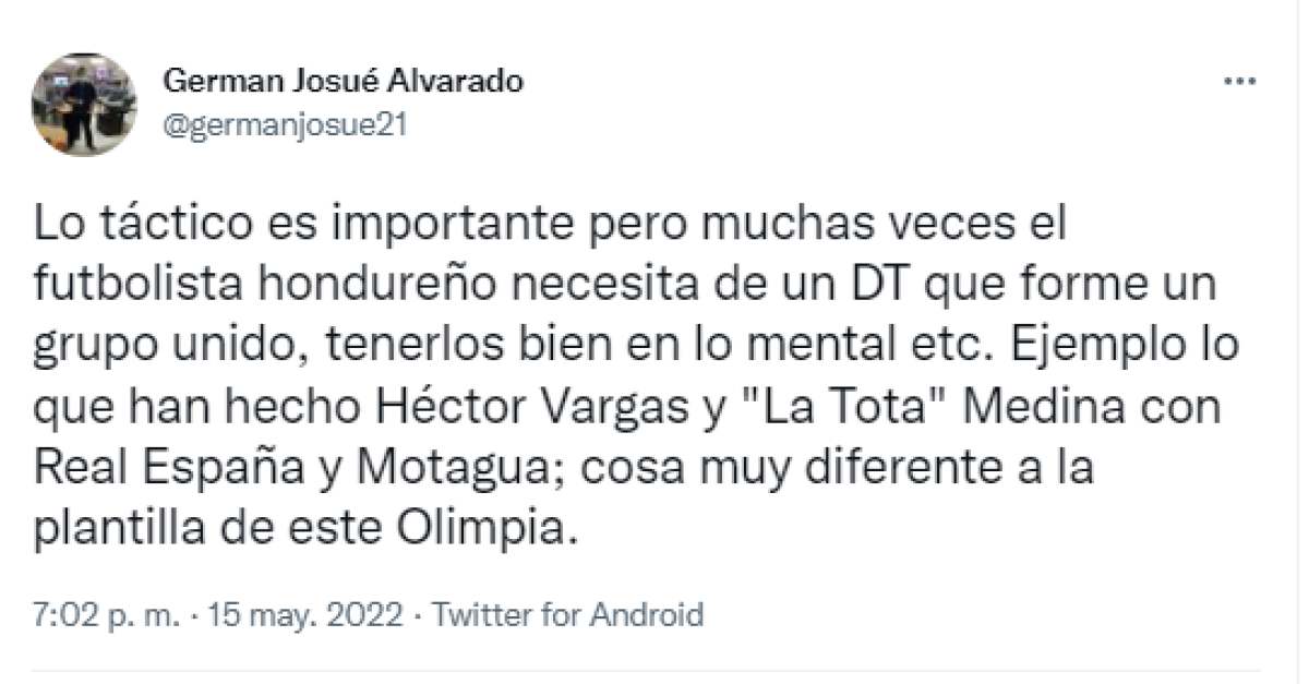 ¿Fracaso de Lavallén? Periodistas de Honduras reaccionan tras la dura eliminación de Olimpia ante Motagua