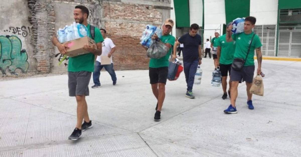 México nunca los olvidará: Futbolistas se suman a ayudar tras terremoto