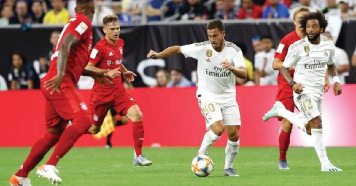 Fotos: El gesto de burla a Hazard y Bale ni siquiera se viste en el Bayern-Real Madrid