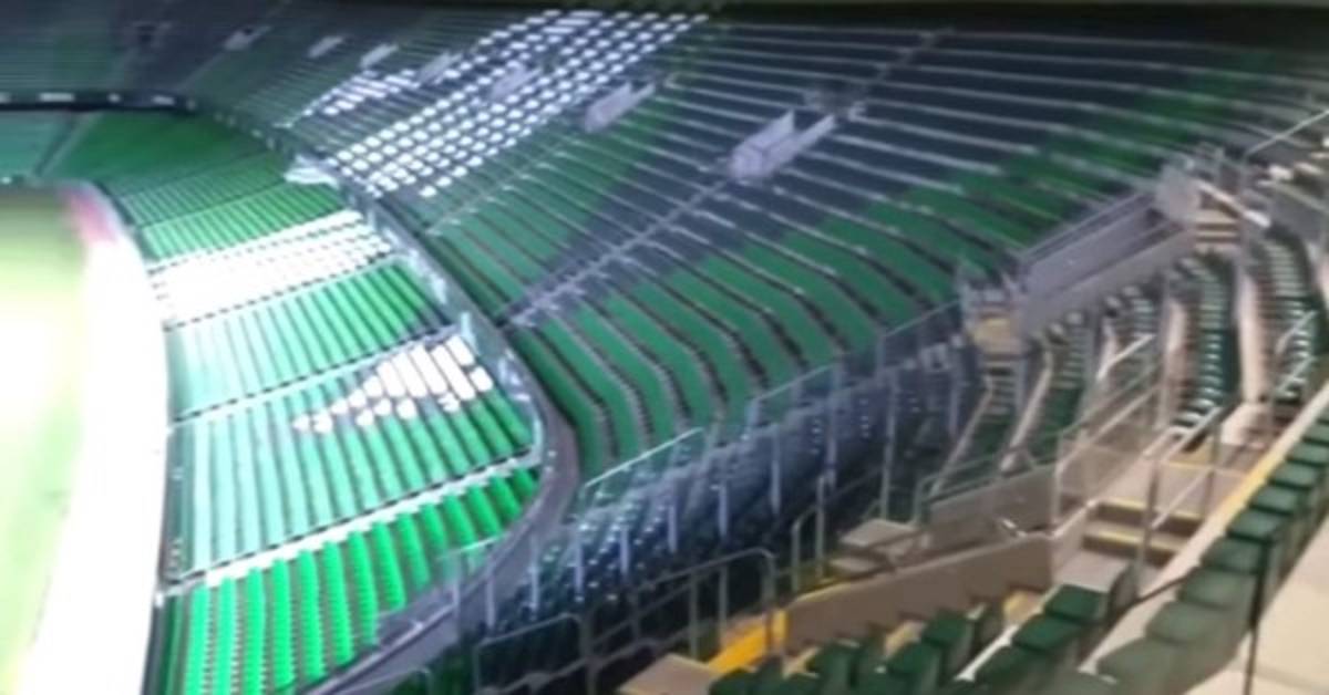 Una auténtica alfombra: Así es el Benito Villamarín sede de la final de la Copa del Rey