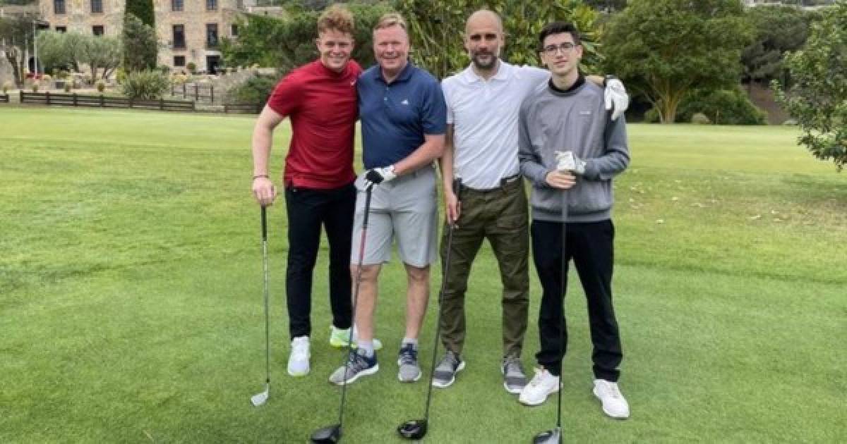 Pep Guardiola y su deseo más sincero a Koeman; crack del Barcelona aparece: Así fue Legends Trophy de Golf en Mallorca