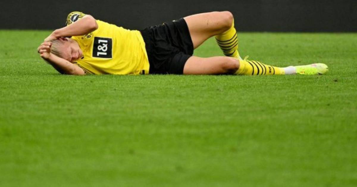 ¿Qué pasó con Erling Haaland? Otra vez cayó lesionado y es baja en el Dortmund  