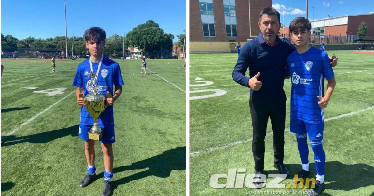 Bryan Santos, la joyita hondureña formada en la academia del Barcelona ficha por equipo de El Salvador